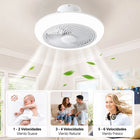 Ventilador de Techo Sankey con Luz LED — Silencioso y Moderno
