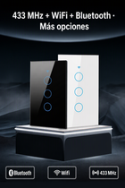 Interruptor Inteligente WiFi Doble — Táctil · Alexa y Google Home